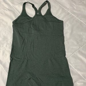 Lululemon tank top size 10 Olive green